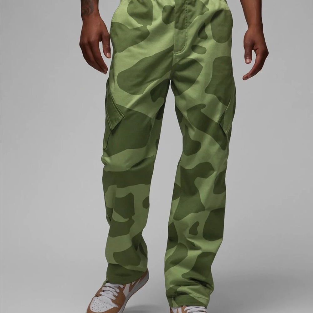 Jordan Men's Olive Camouflage Cargo Pants